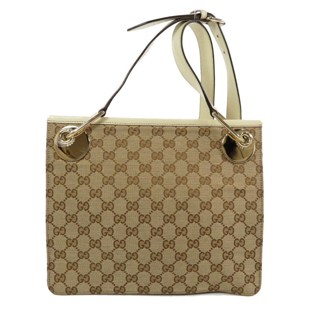 Gucci GG Canvas Eclipse Messenger Bag Brown - Picture 11 of 11